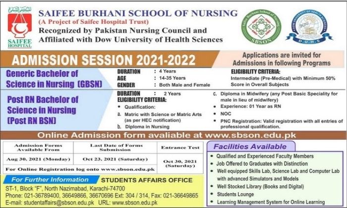 Nursing Admission Bsc