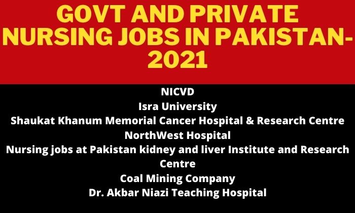 Nursing jobs Karachi Lahore